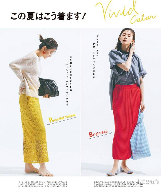 小喵聊时尚|有一种裙子叫“日式裙”,光腿穿优雅时髦又显高,惊艳了整个夏天