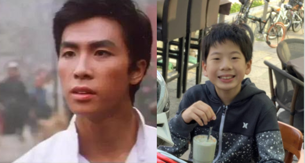 |甄子丹小儿子罕见露面，单眼皮大鼻子，仅13岁已和模特老妈一样高