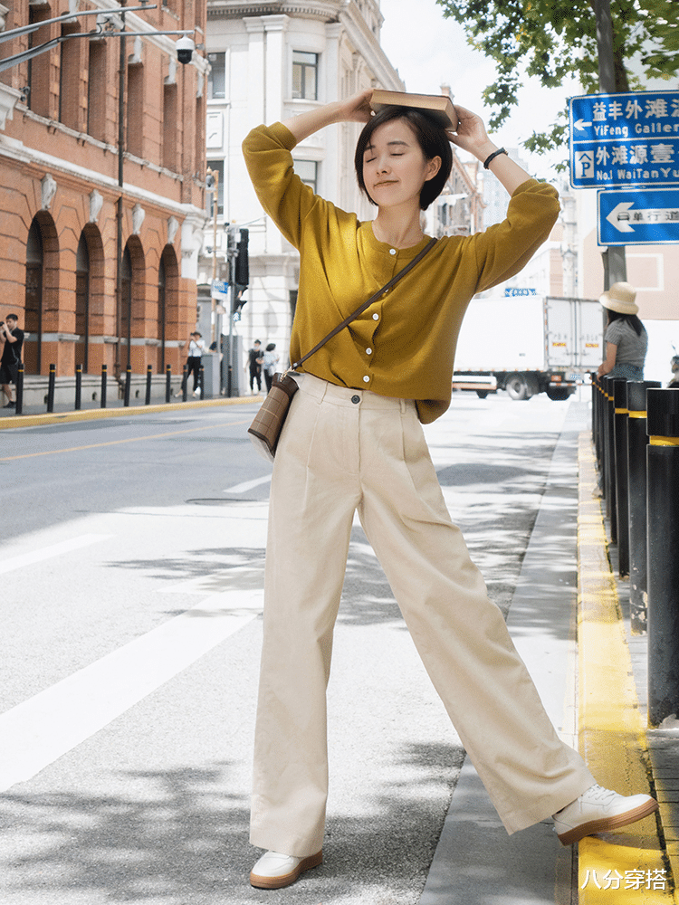 八分穿搭 针织衫怎么穿出新意？从选款和搭配入手，让你从路人变女神