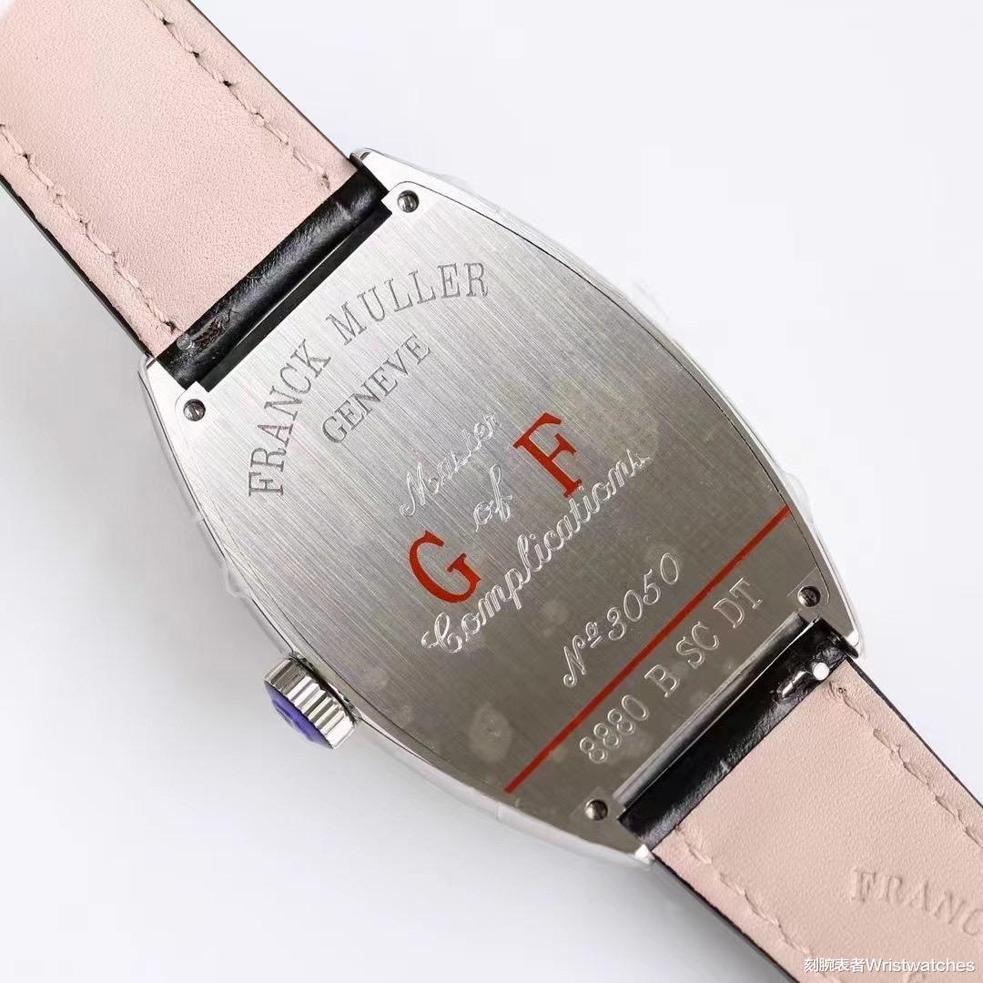 刻腕表者Wristwatches GF厂法兰克穆勒8880「FM最强复刻表」真假对比！