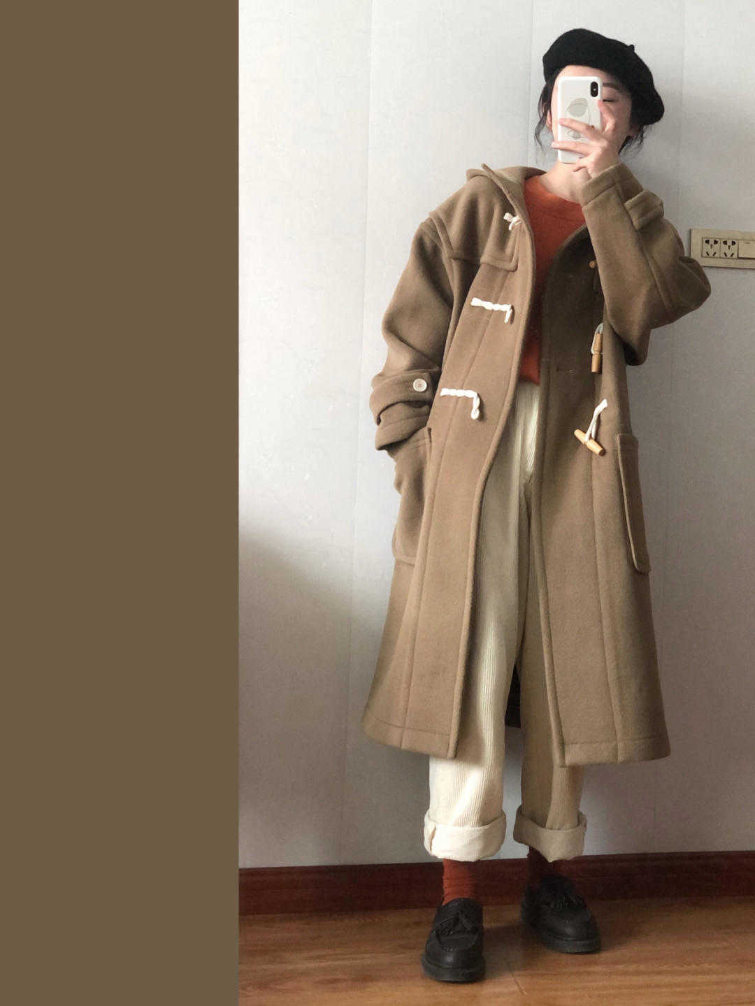 何有强 喜欢穿大衣的别再犹豫了！码住这款牛角扣大衣，上身效果真的很绝