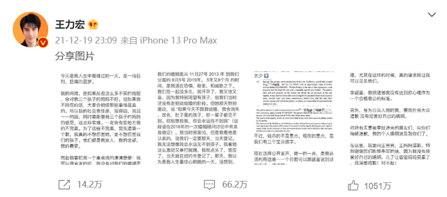 俞承豪|被重锤节节溃败的王力宏，李靚蕾警惕以“爱”为名的烟雾弹