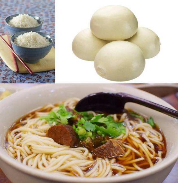 一生远远不够|馒头，米饭，面条哪种主食含糖量最低？
