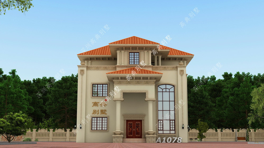 欧式风格的农村别墅，2022年要盖的房子快点赞收藏，留作建房用！