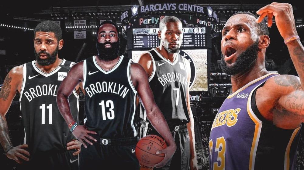 篮网队|豁出去了!篮网3换2组四巨头,阵容比五星勇士还豪华,詹皇绝望了