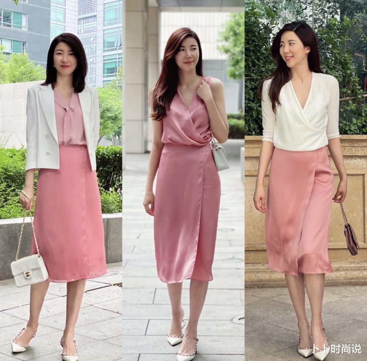 |40岁的职场女性穿搭拒绝沉闷,清新淡雅的穿搭更合适,年轻又时尚