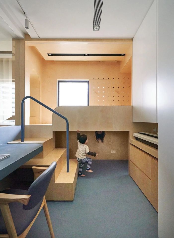 设计师|【小家掌】极简与童趣的平衡，86㎡亲子乐园宅！