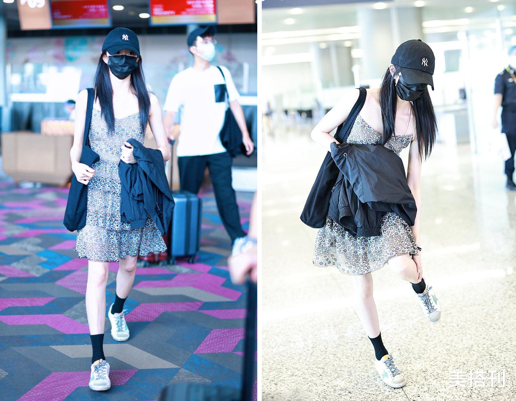 美搭刊|刘浩存真厉害,奶奶辈碎花裙硬是穿出了少女感,网友:年轻是资本