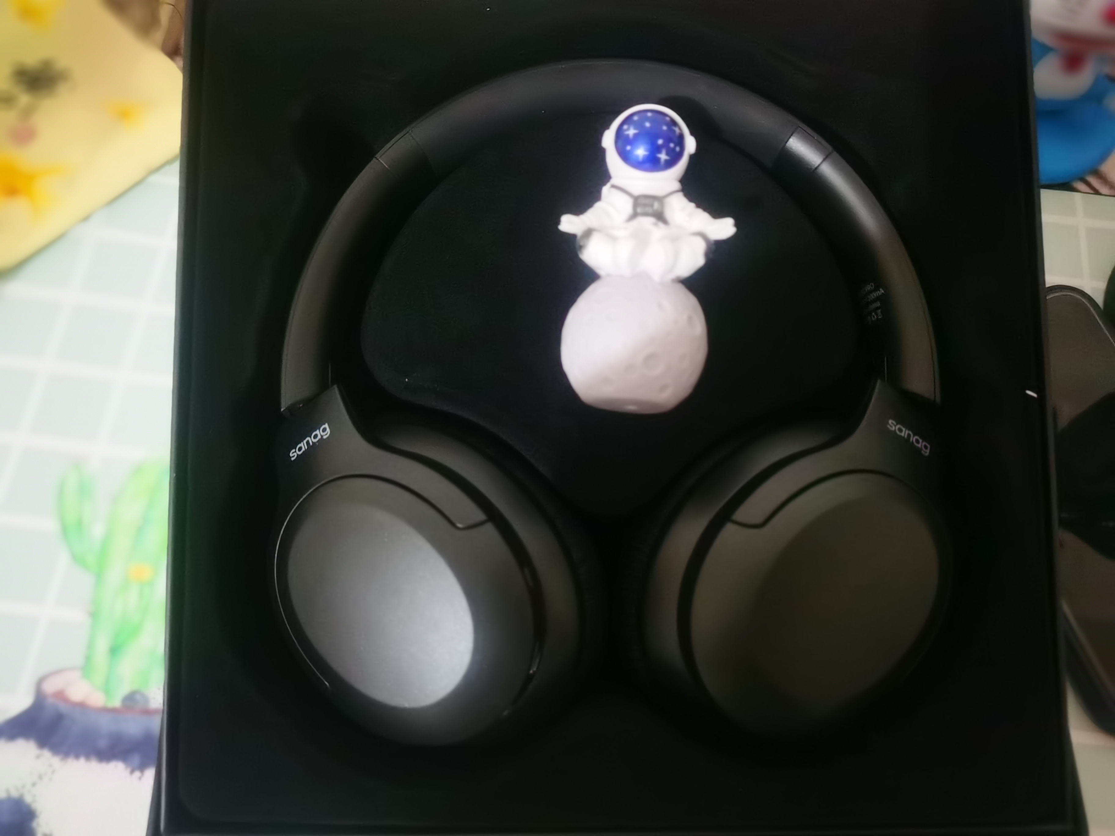 宏碁|一键主动降噪,sanagB5SPRO耳麦式耳机,纯净音效给你不同的体验