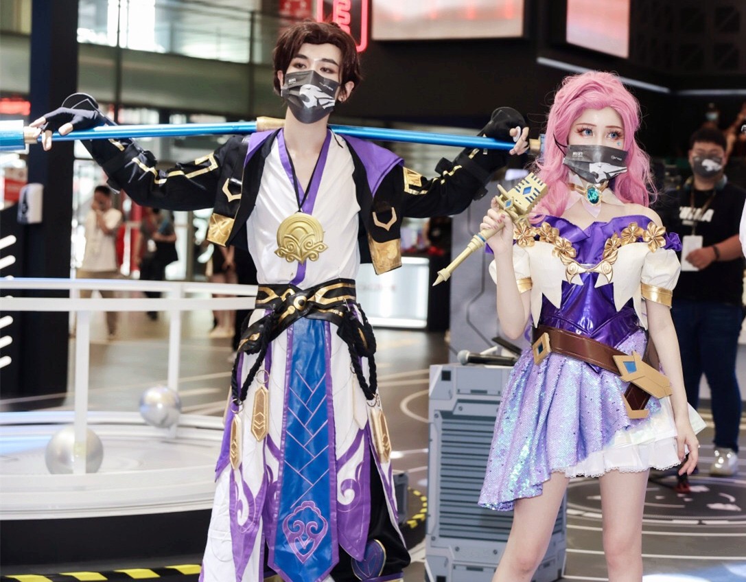 小姐姐|2021CJ 展会王者荣耀COS人物大比拼，众多小姐姐秀出高颜值皮肤！