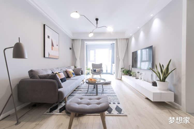 梦想家|新娘设计师自己打造婚房，90平北欧风小家功能全，有品质更有颜值！