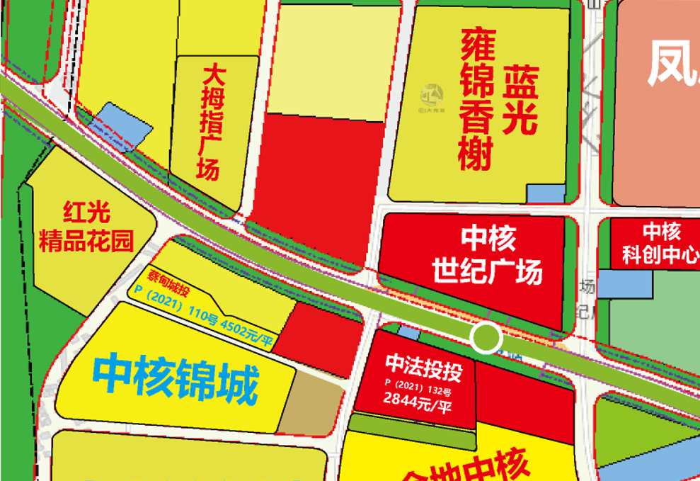 武汉|蔡甸6宗地块成交1宗撤牌，共计25.4亿
