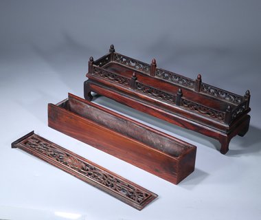 晚清|晚清：黄花梨木雕·文房香薰