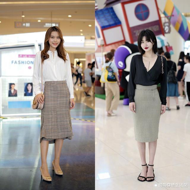 时尚穿搭生活馆|早晚温差过大？试试今年流行“长袖衬衫+半裙”，优雅高级又耐看