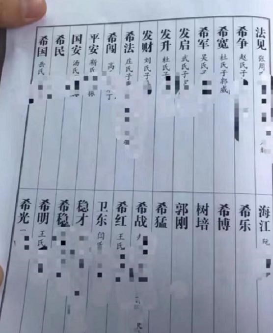 郭希宽|郭家族谱曝光，郭希志没在榜上，难道她和郭希宽没有任何关系？