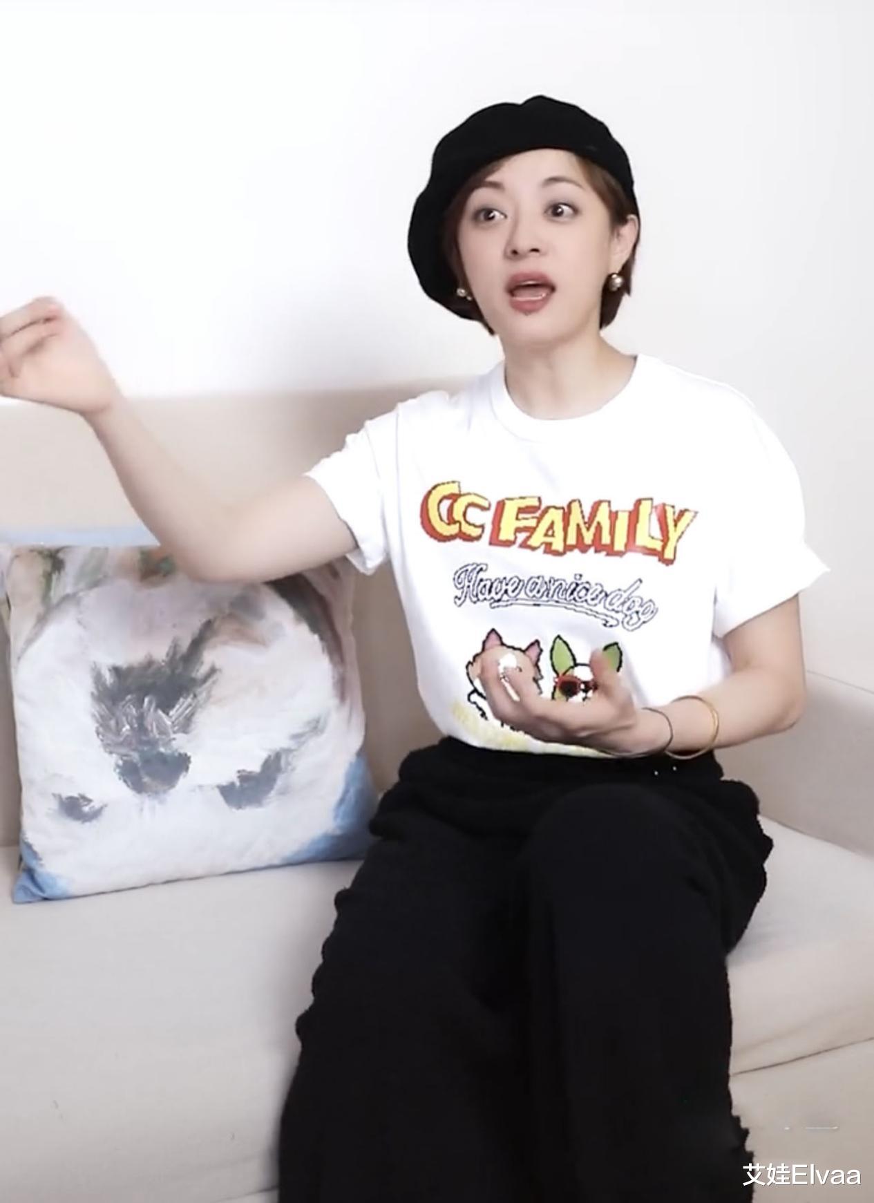 明星|孙俪变成养生达人，穿卡通T恤让大家夏天戴围巾，网友纷纷表示赞同