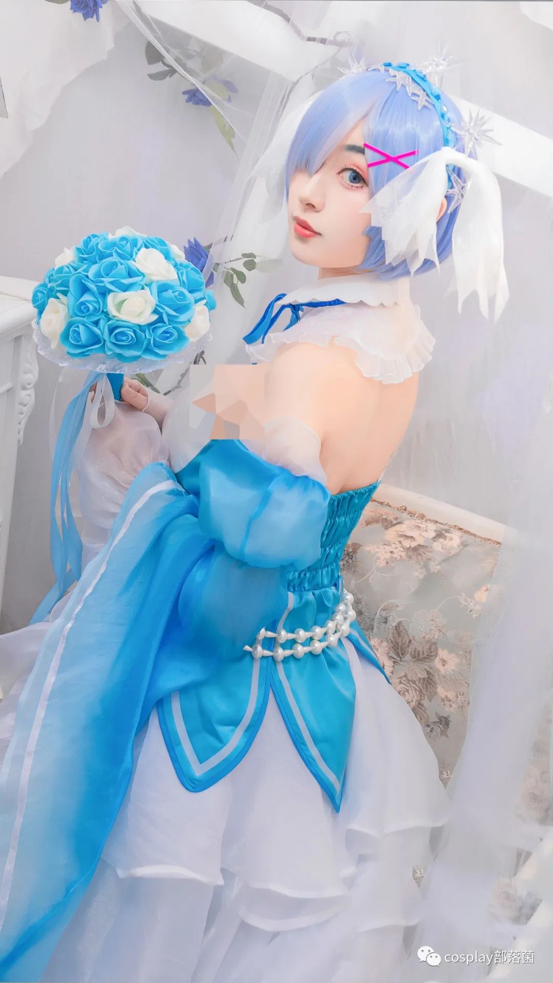 假面骑士利维斯|cos：蕾姆冰晶礼服cos正片@夏树酱