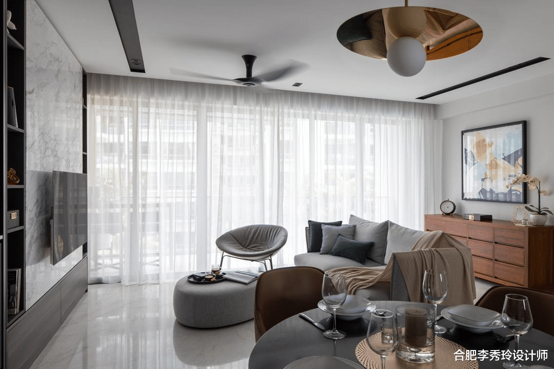 如果我买了百平米的房子，装修一定费心，像这户人家一样简约时尚