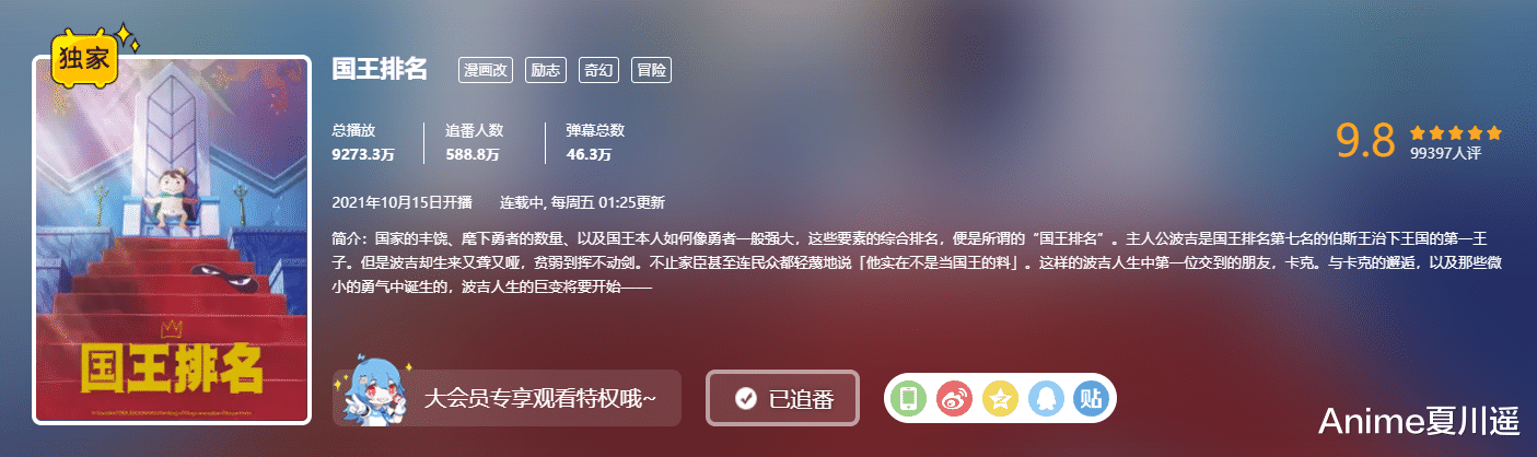 手办|国王排名手办翻车，性价比之低让人无语，消费动画粉丝的情怀