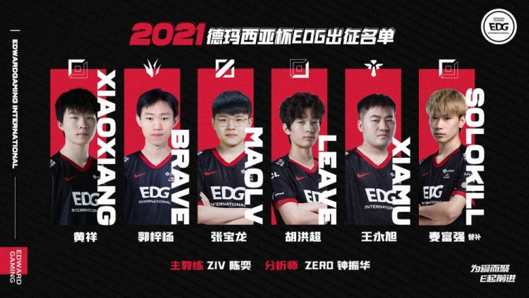 edg战队|仅EDG派二队！德杯大名单：Uzi缺席，Mid虎携手Bin出战