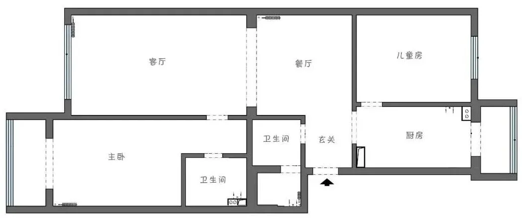爱家仁家 95㎡学区房改造，两室改三室，感受法式复古的浪漫气息！