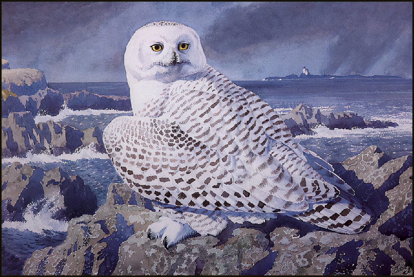 英国查尔斯.图尼克利夫(Charles.Tunnicliffe)禽鸟水彩画