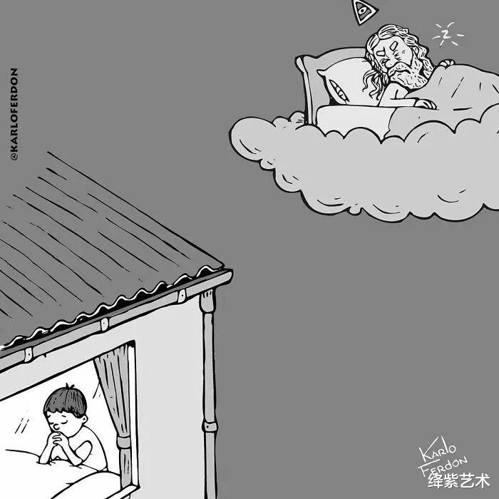 漫画|小漫画，大寓意，他用无字漫画来描绘现实生活，轻松诙谐