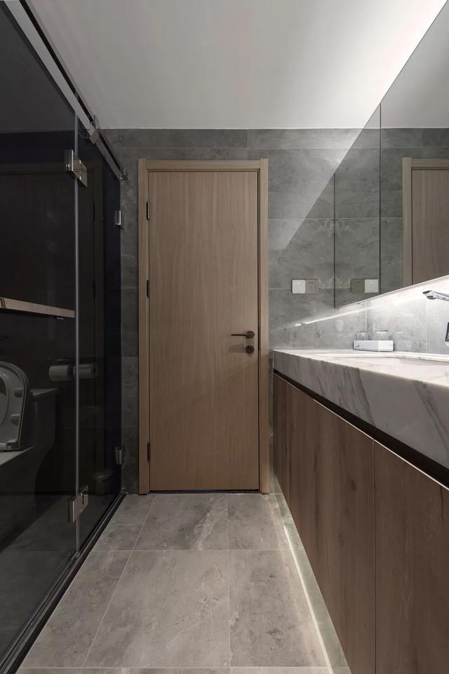 101㎡现代简约，黑白灰+原木质，时尚优雅又舒适