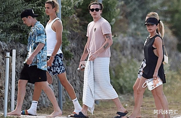 贝克汉姆|比老爸还帅气！贝克汉姆二儿子亮相红毯，女友颜值身材成焦点