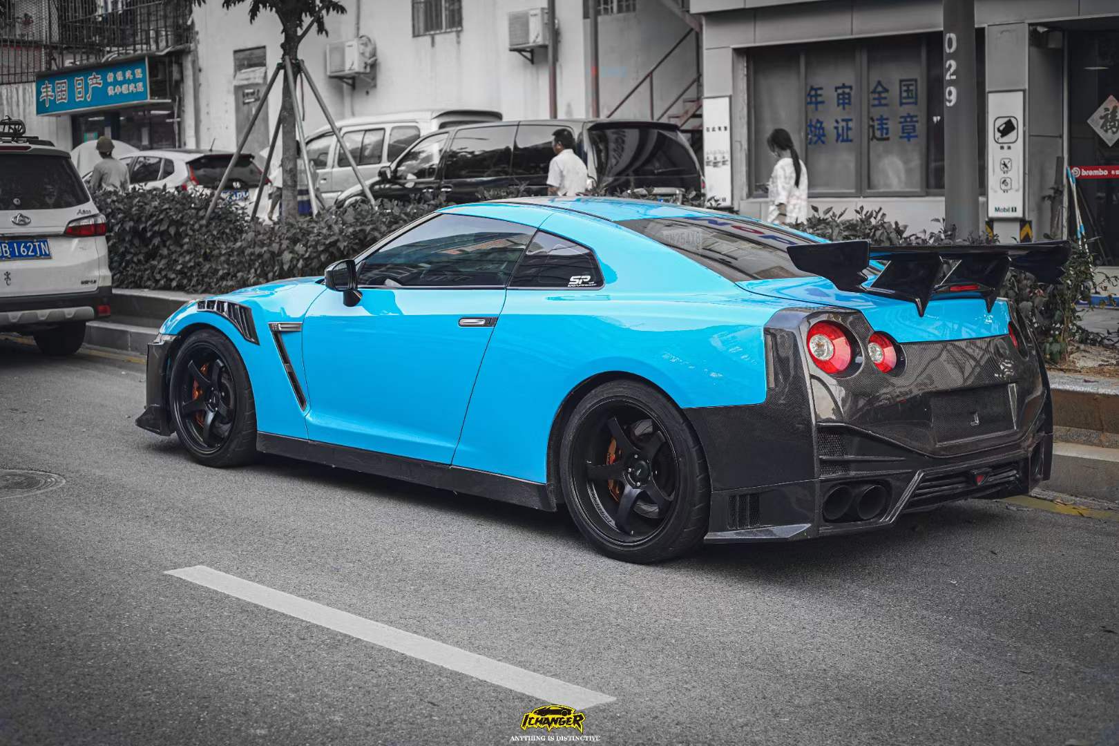 日产GT-R|Ichanger(ICR)改变者GTR(东瀛战神)天空蓝,狂野中带一丝温柔