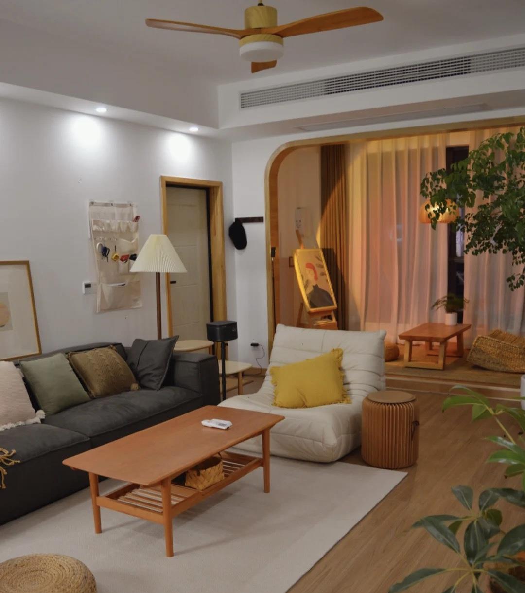 看到她的130㎡新家,我明白了什么才是榨干每1㎡,还很舒适