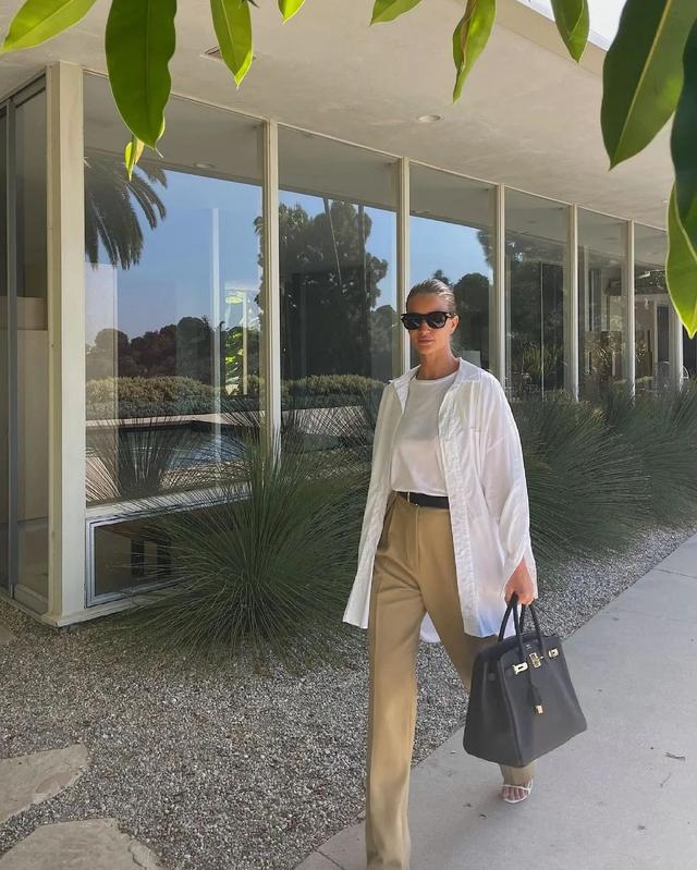 穿衣搭配|时尚圈大嫂就是稳,她的职场精英穿搭,我可以看一百遍