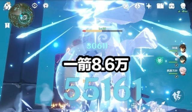 晓雪思考|《原神》甘雨如何做到一箭8.6万伤害？玩家：天空弓+万叶就行了！