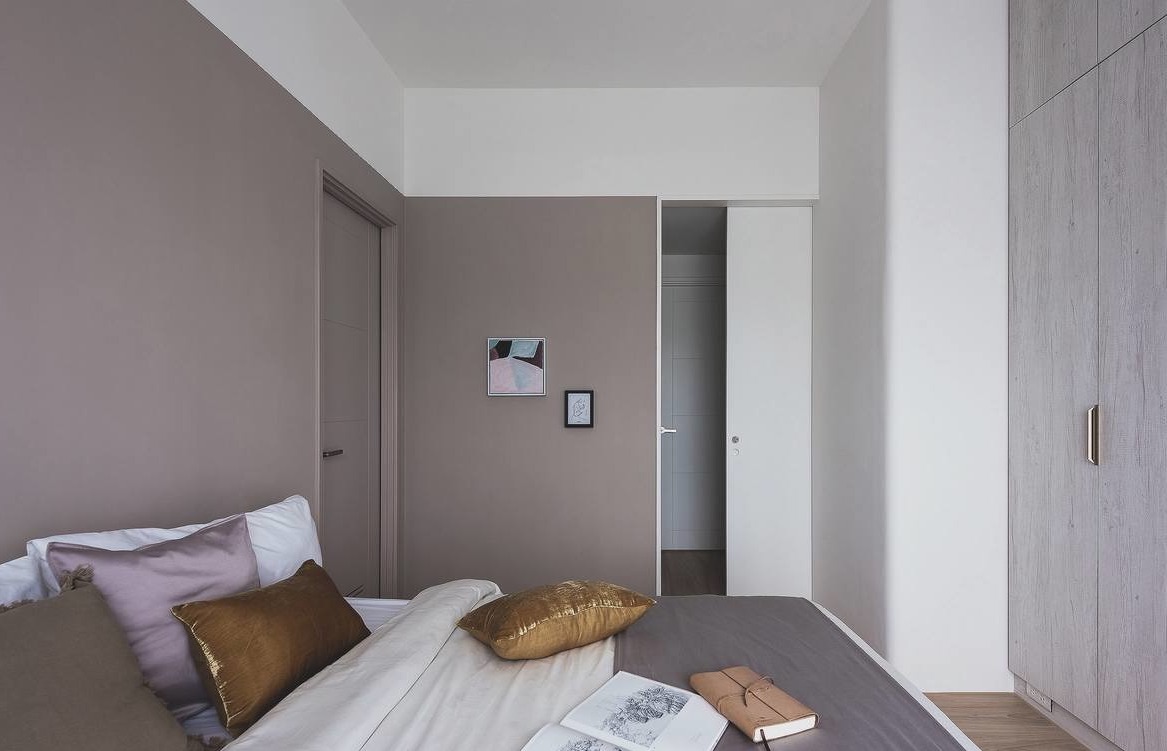 |66平二居小户型设计，蓝色系的北欧风空间美感，合理布局让空间更宽敞！