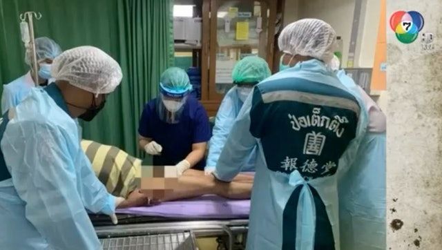 自己自在|泰国一男子下体扣锁头两周钥匙丢失 母尴尬求助: 他无聊喜欢钻小洞