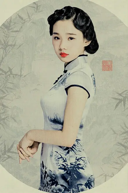 鲁照华|人在画中，画在人心，于正旗下鲁照华旗袍写真