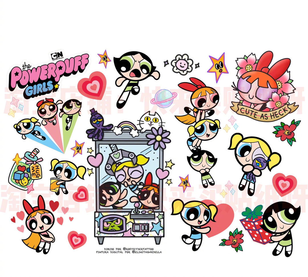 严浩翔|不愧是带货女王！杨幂手臂上的飞天小女警纹身贴，瞬间卖断货