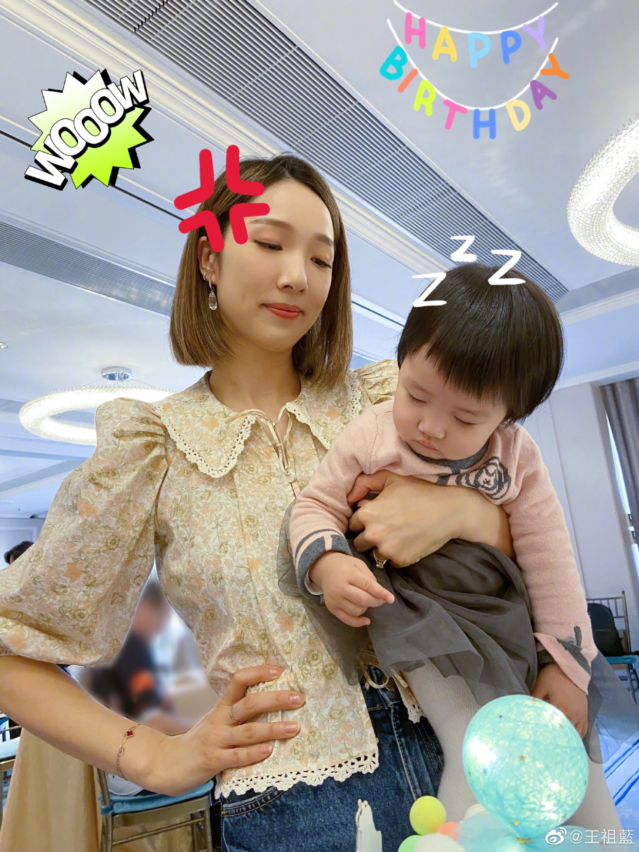 王祖蓝|王祖蓝晒一家六口温馨合影，岳父母身高惊人，全都比他高出半个头