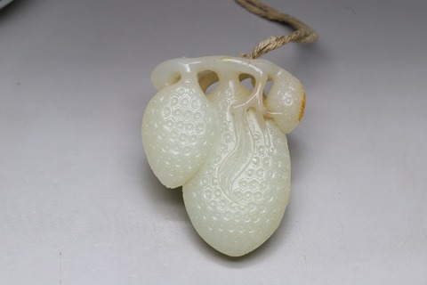 和田玉籽料|舊藏和田玉籽料“荔枝”