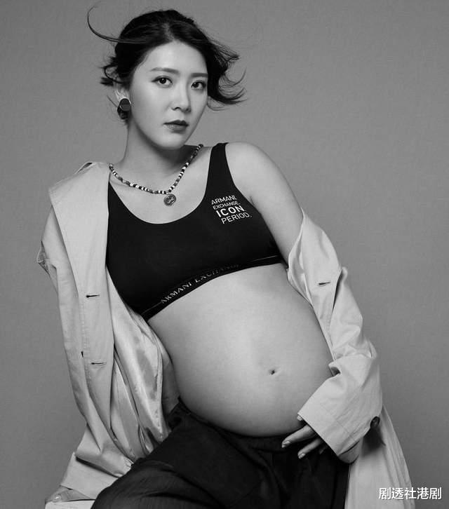 余香凝|恭喜！27岁香港著名女星怀孕近9月即将临盆，巨大孕肚成焦点