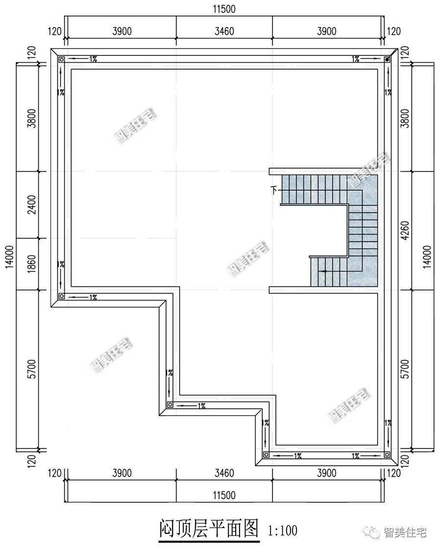 别墅|11.5×14米农村别墅，这个格局我给满分，没人反对吧？