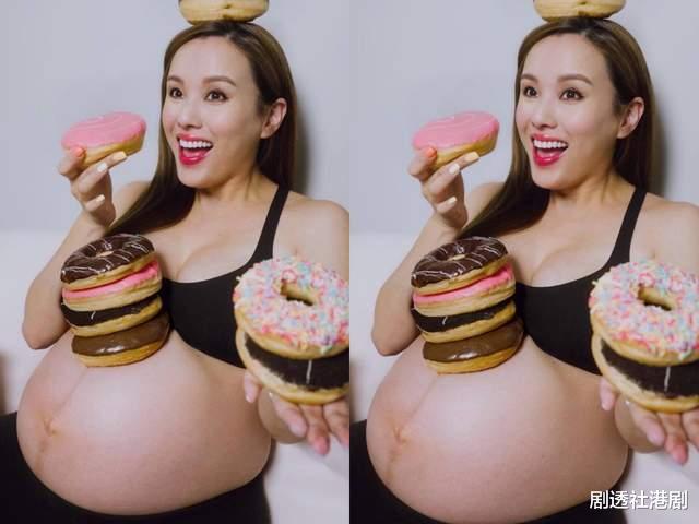 奔跑吧兄弟|恭喜！香港著名女星怀二胎9个月即将临盆，晒孕照巨大孕肚成焦点