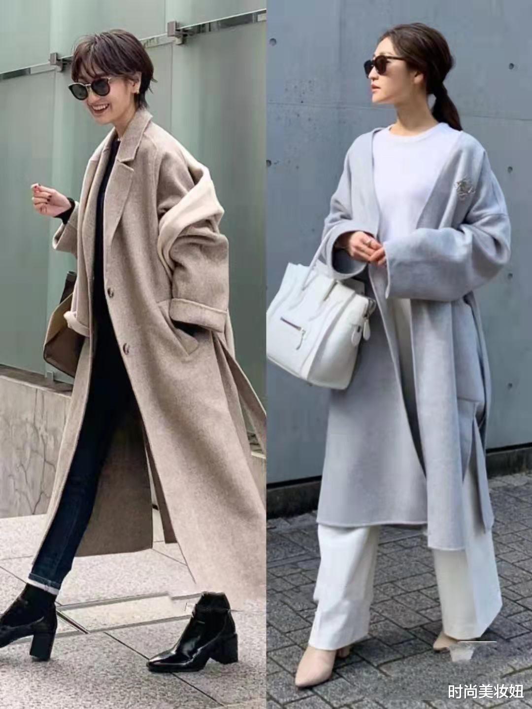 时尚美妆妞 40岁女人穿大衣要“高级”，学日本博主18套搭配，优雅又显气质