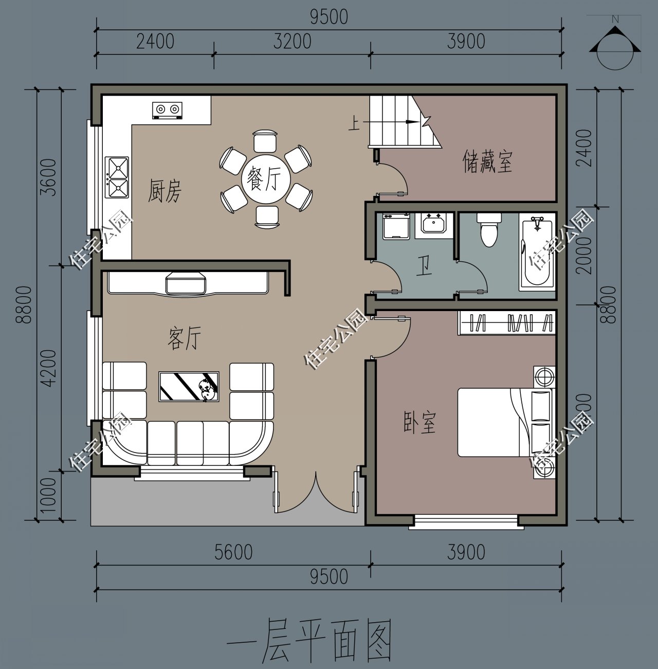 |农村有块宅基地，开间8.8米进深9.9米，怎么设计比较好？