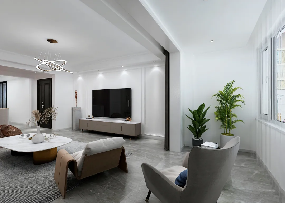 泰安五矿·万境水岸160平装修案例| 如此简欧风
