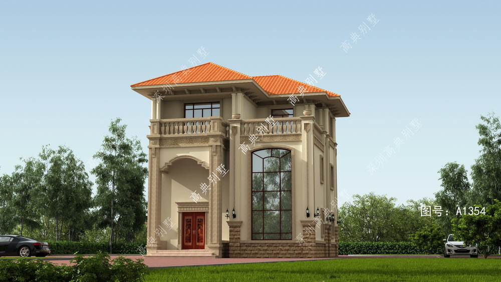 这款欧式别墅，不容易过时，是许多人理想的户型。