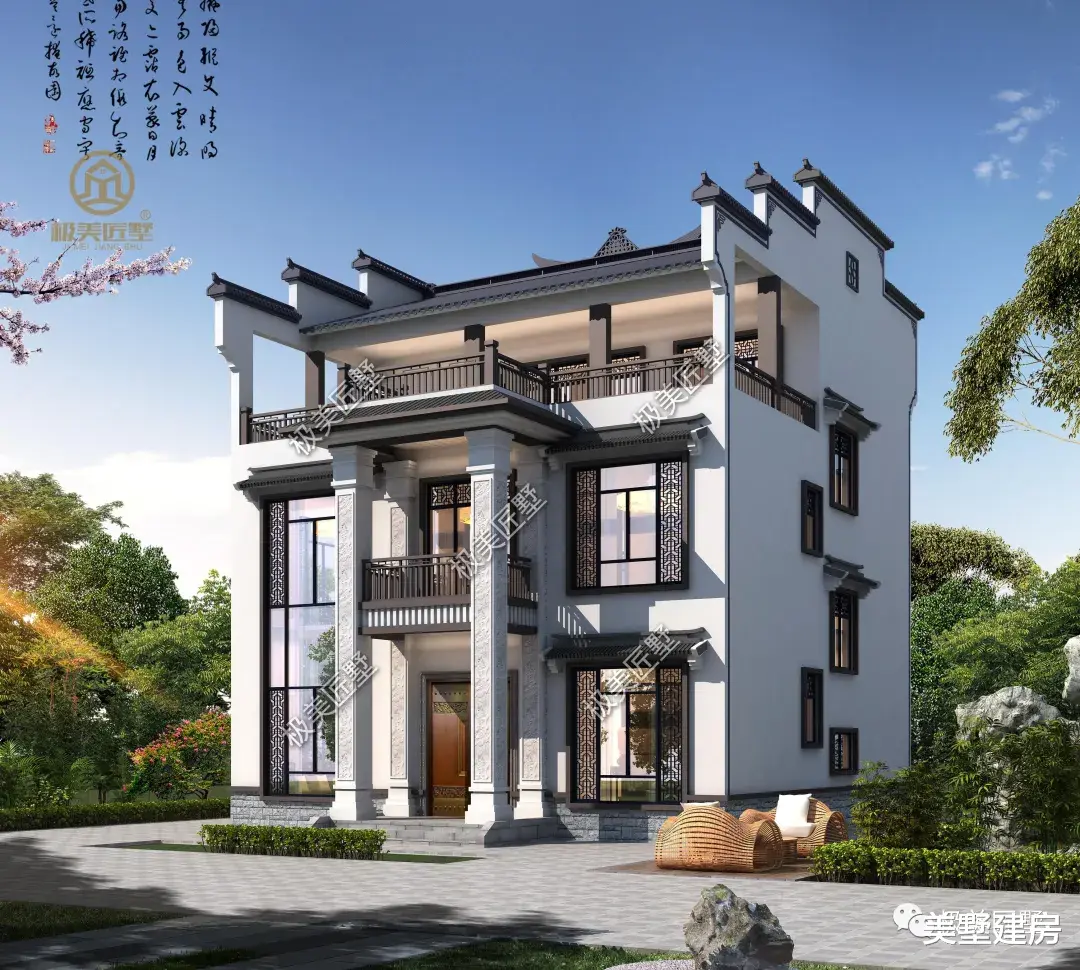 别墅|传统徽派别墅，魅力无限，适合农村自建房！