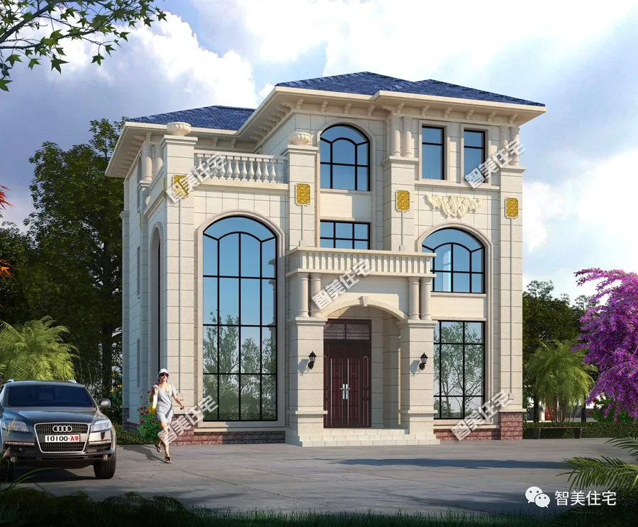 我们全家人都喜欢挑空客厅,装修时搞个大吊灯,肯定非常气派!