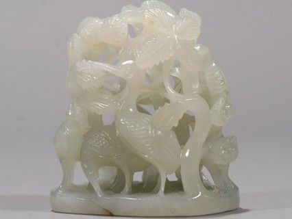 和田玉籽料|和田玉籽料一路连科炉顶