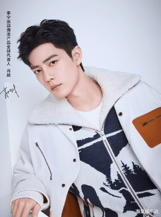 肖战|肖战双12全新海报超帅！穿一袭白衣丰神俊朗，国货穿出万元大牌感